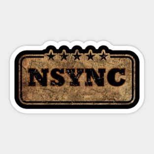 NSYNC NS YNC Sticker